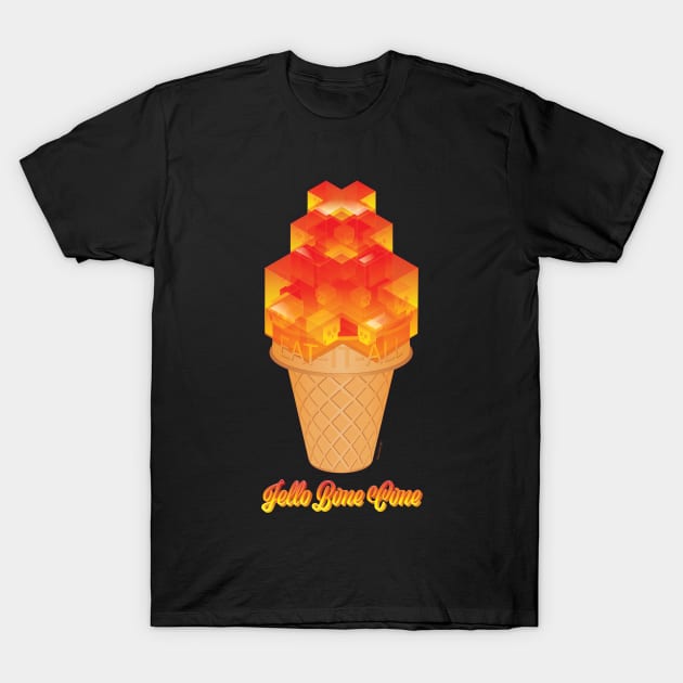 Jello Bone Cone Sugary Treat T-Shirt by DanielLiamGill